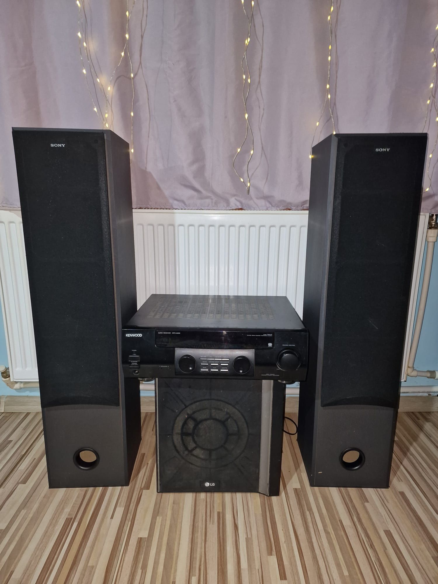 Vand Urgent! Boxe Sony,Stație Kenwood,subwoofer LG.