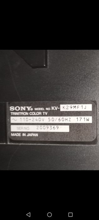 Sony Trinitron 29" KV-K29MF1J — Японский ЭЛТ, идеален для ретро-игр