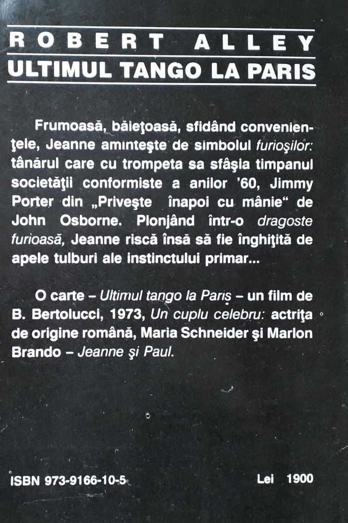 Inainte sa te cunosc, "Ultimul tango la Paris" si "La dolce vita"