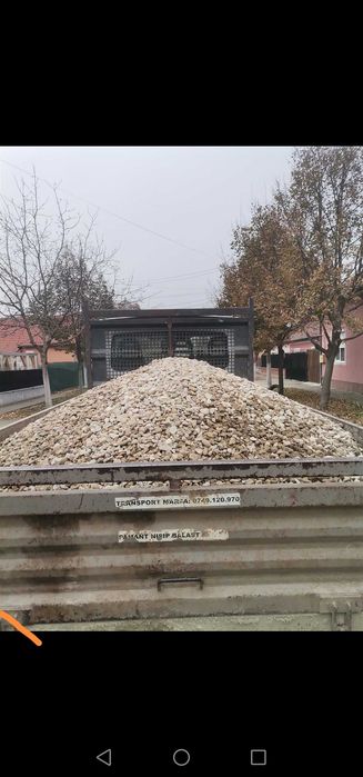 Nisip Sort balastru margaritar pamant