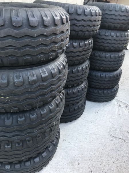 10.0/75-15.3 R15.3  si jante  cauciucuri de mig sau balotiere 12p HXYT