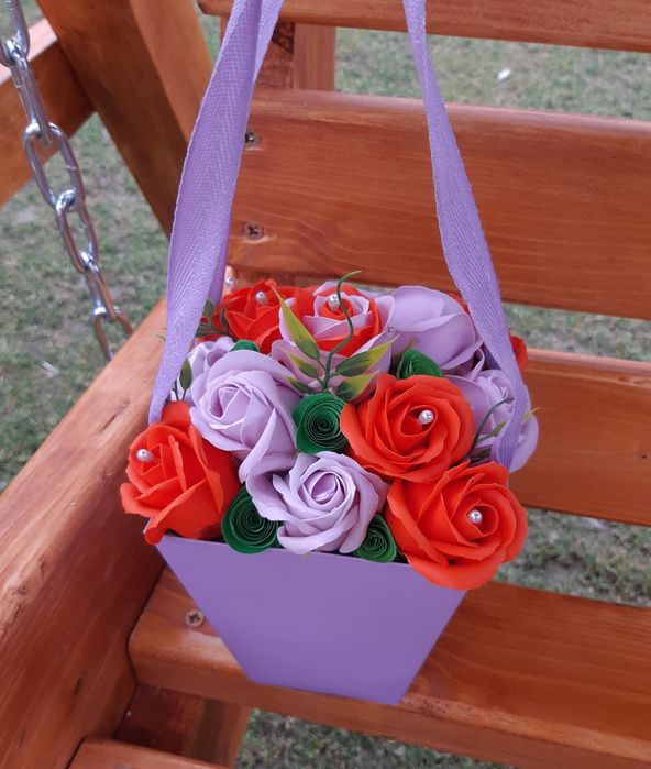 Aranjamnete din flori de săpun