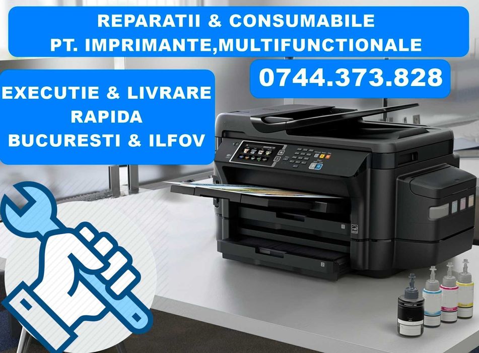 Service reparatii imprimante CISS cerneala Bucuresti Ilfov Service ink