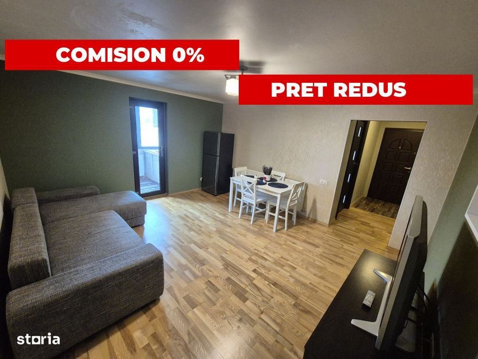 Apartament 2 camere transformat in 3, et. 1, zona centrala