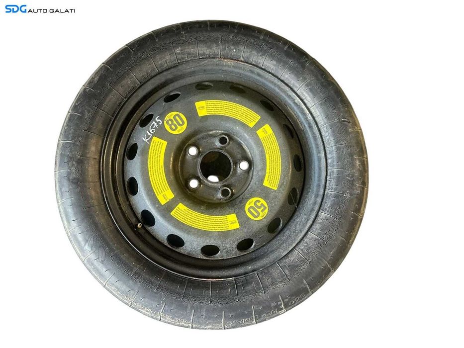 Roata Rezerva Tabla Slim 195 75 18 Volkswagen Touareg 7P 2011 - 2018 [K1675]