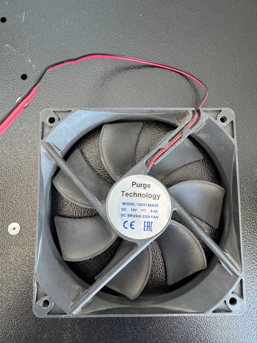 Вентиляторы Purge Technology 120X120X25 0,5A