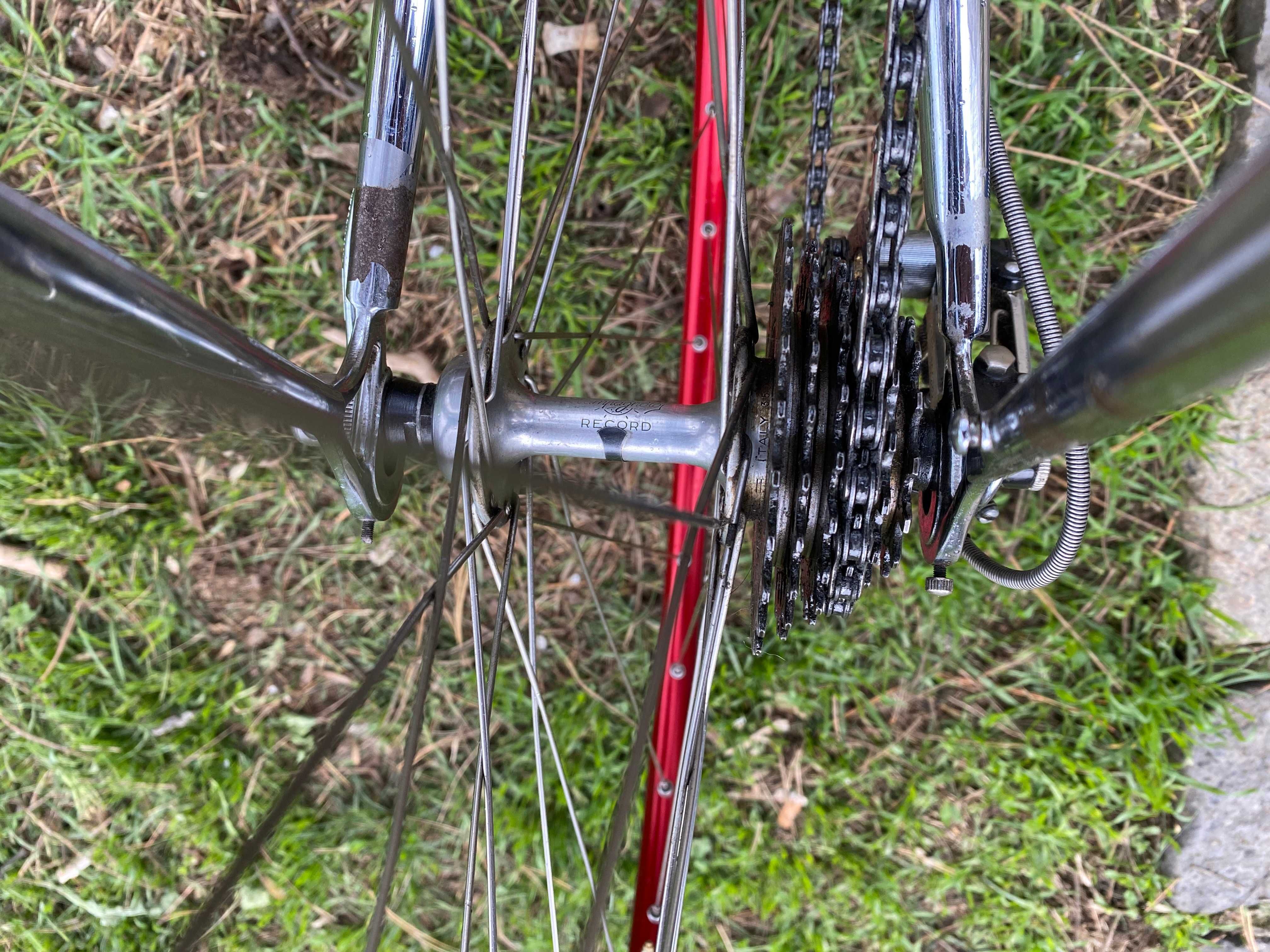 Cursiera vintage Simoncini echipata Campagnolo Super Record