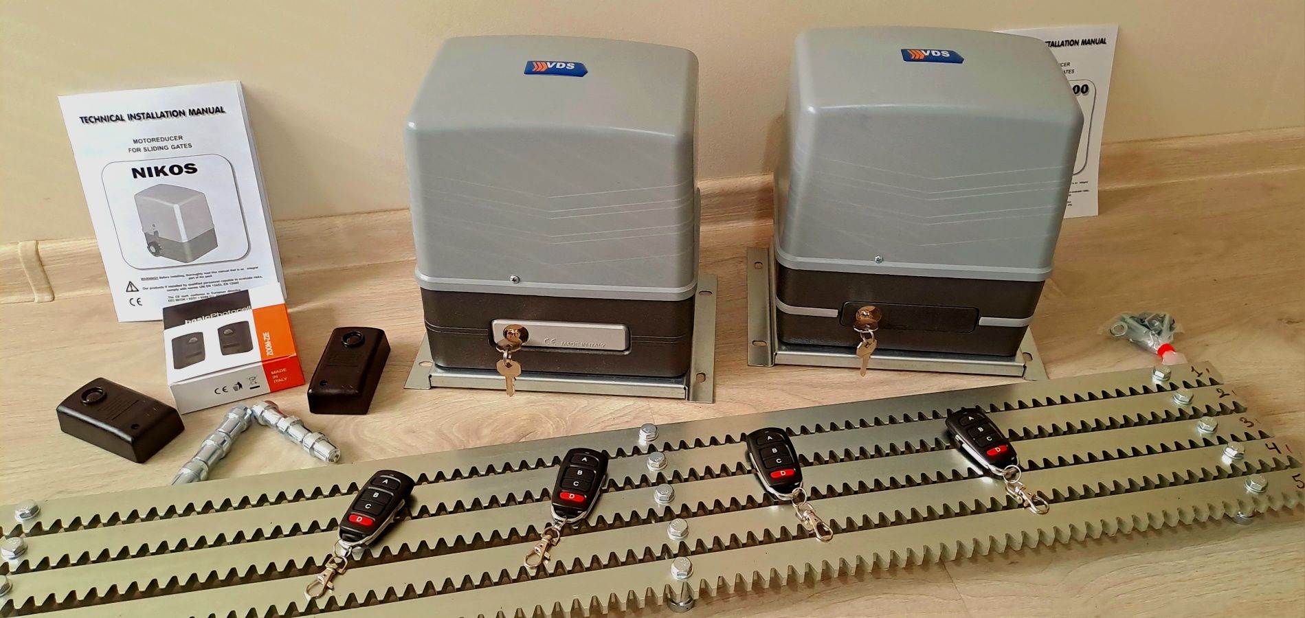 Мотори за плъзгащи врати 600кг / 250w