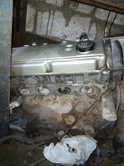 Двигатель,сцепление,корзина митсубиси спэйс вагон,галант