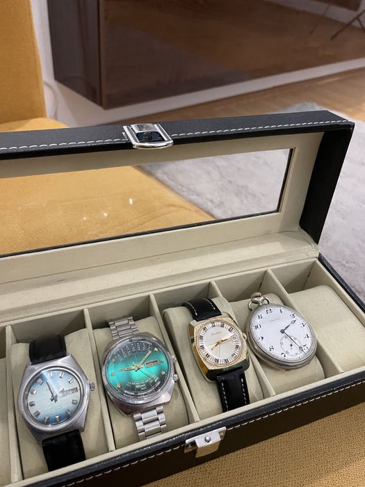 Lot 4 ceasuri Zenith , Bulova , Orient , Rodania