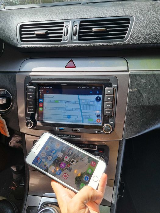 Navigatie Android Passat Waze YouTube GPS BT