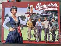Reclamă tabla Budweiser Budvar nouă