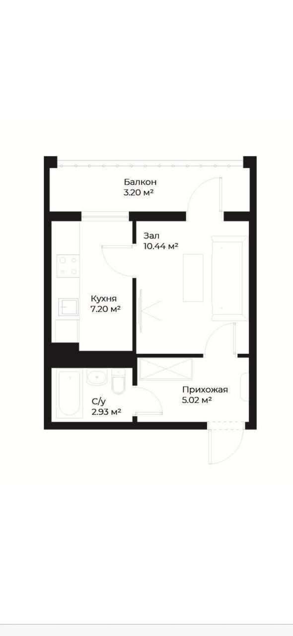 Продается квартира в ЖК Ассалом Сохил от Golden House. 1/2/16