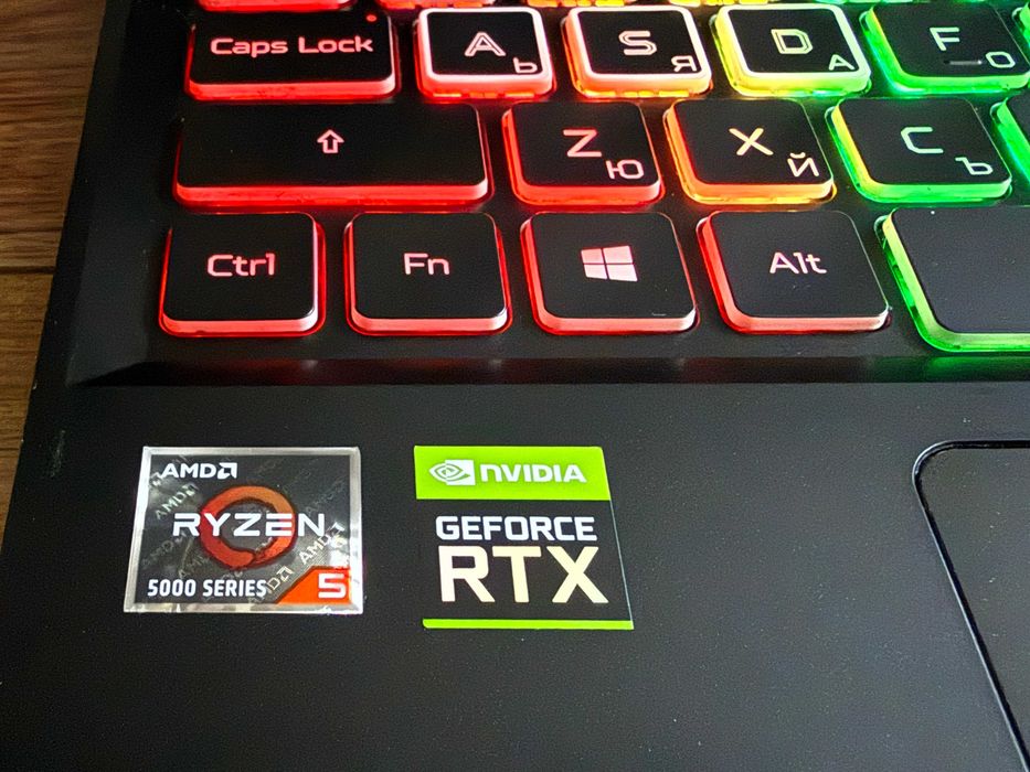 144Hz Nitro`Ryzen 5-5600H/RTX 3060/16GB RAM/512GB SSD/FHD IPS/Бат 8ч