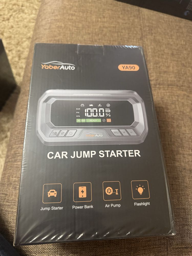 Yober auto YA90 Jump Starter nou sigilat 6000 ah