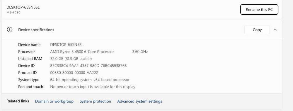 Pc jocuri amd ryzen 5 4500 rtx 3060