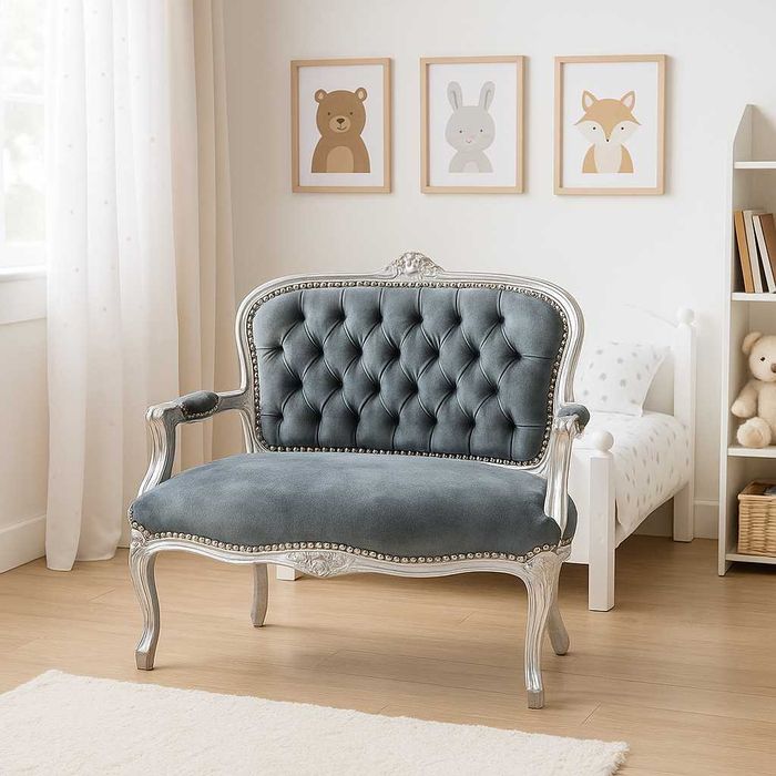 Детско канапе - Класик/Грей