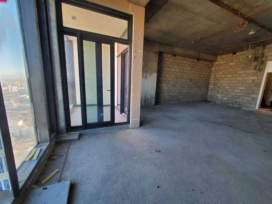 2комнатная квартира в Небоскребе Nest One 60м2 коробка 40этаж КС