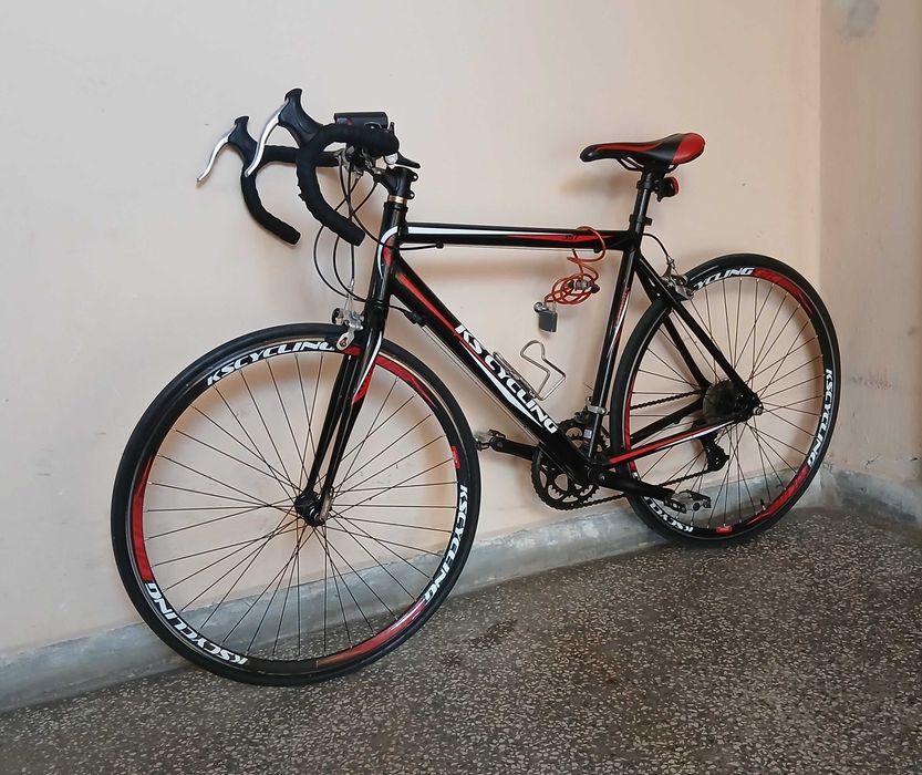Шосеен велосипед KS CYCLING, скорости 2х7, хоризонт. рамка 55 см, 28''