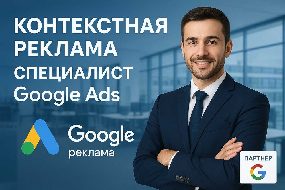 Контекстная реклама под ключ: эффективно, быстро, точно. Google Ads.