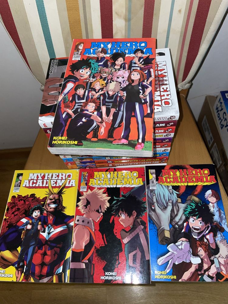 Set 15 Manga My Hero Academia volumuri 1 - 15