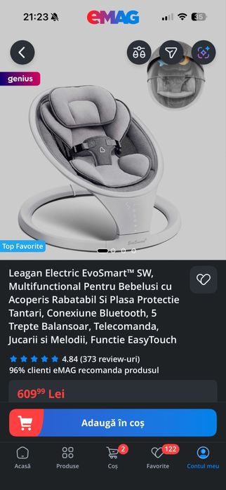 Leagan balansoar electric