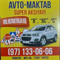 Avto Maktab  Super Aksiya