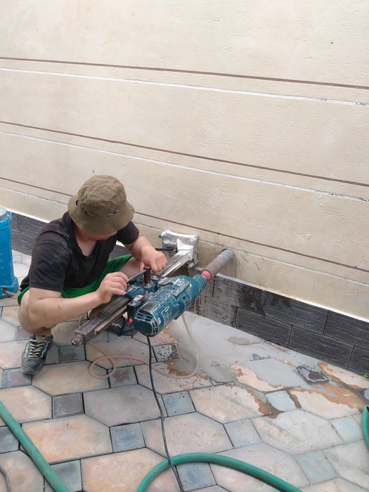 Алмазное сверление бурение резка бетон тесіу кесіу