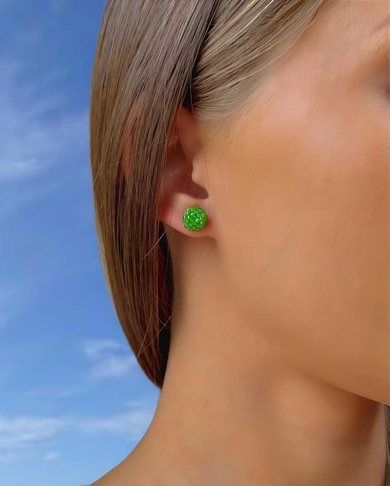 Ръчно изработени обеци, Различни цветове Японски мъниста, Стомана /925