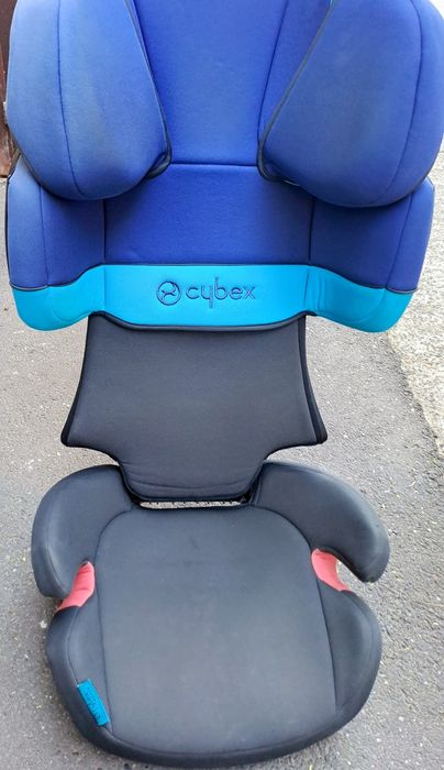 Cybex scaun auto iso fix negru si albastru