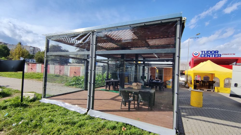 Sisteme Folie Transparenta.Rulou casetat, Rulou simplu, Panou cu bride