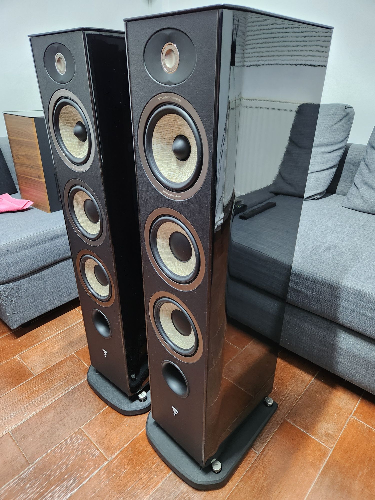 Boxe Focal Aria 926, piano black, stare perfecta