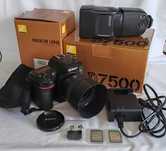 NIKON D7500+Obiectiv NIKKOR 50 f1/4+Blitz Nissin Di700+Acumulator+Card