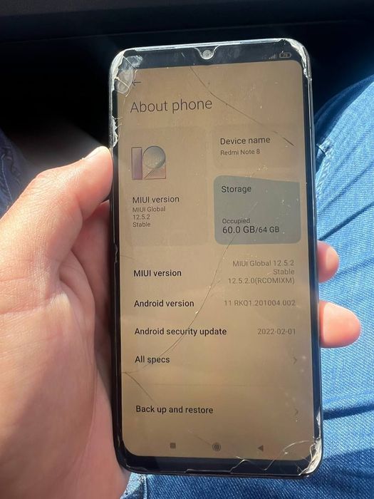 Redmi Note 8 telefoni
