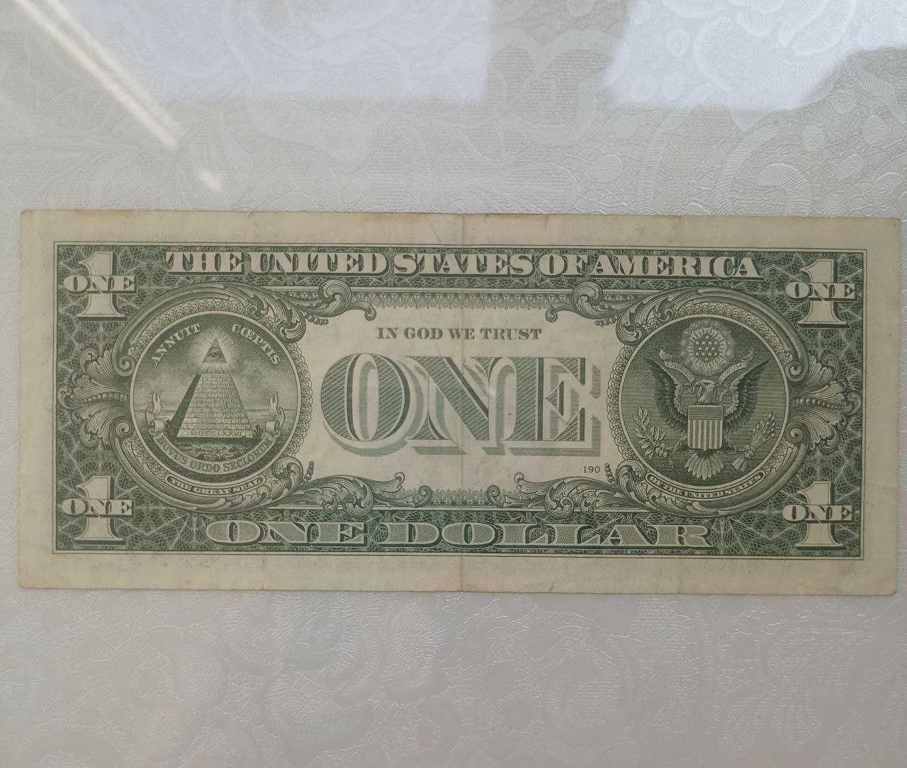 1 dollar доллар США в коллекцию, либо в кошелек