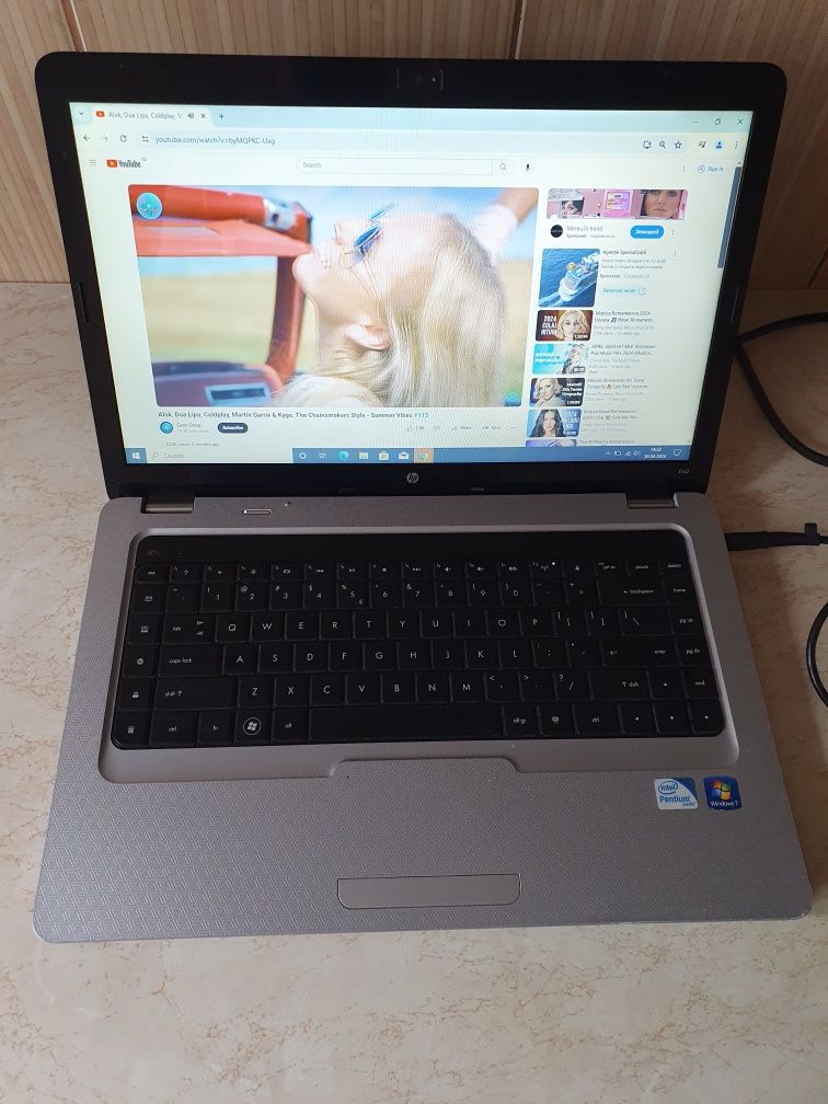 Laptop HP G62 ... Windows 10