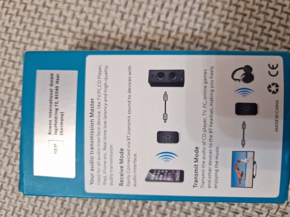 Audio wireless 2 in 1 audio receiver transmitter - doar Brasov