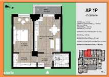 Apartament 2 camere | strada Tibles | Bloc cu lift | 100 fata de DN 1