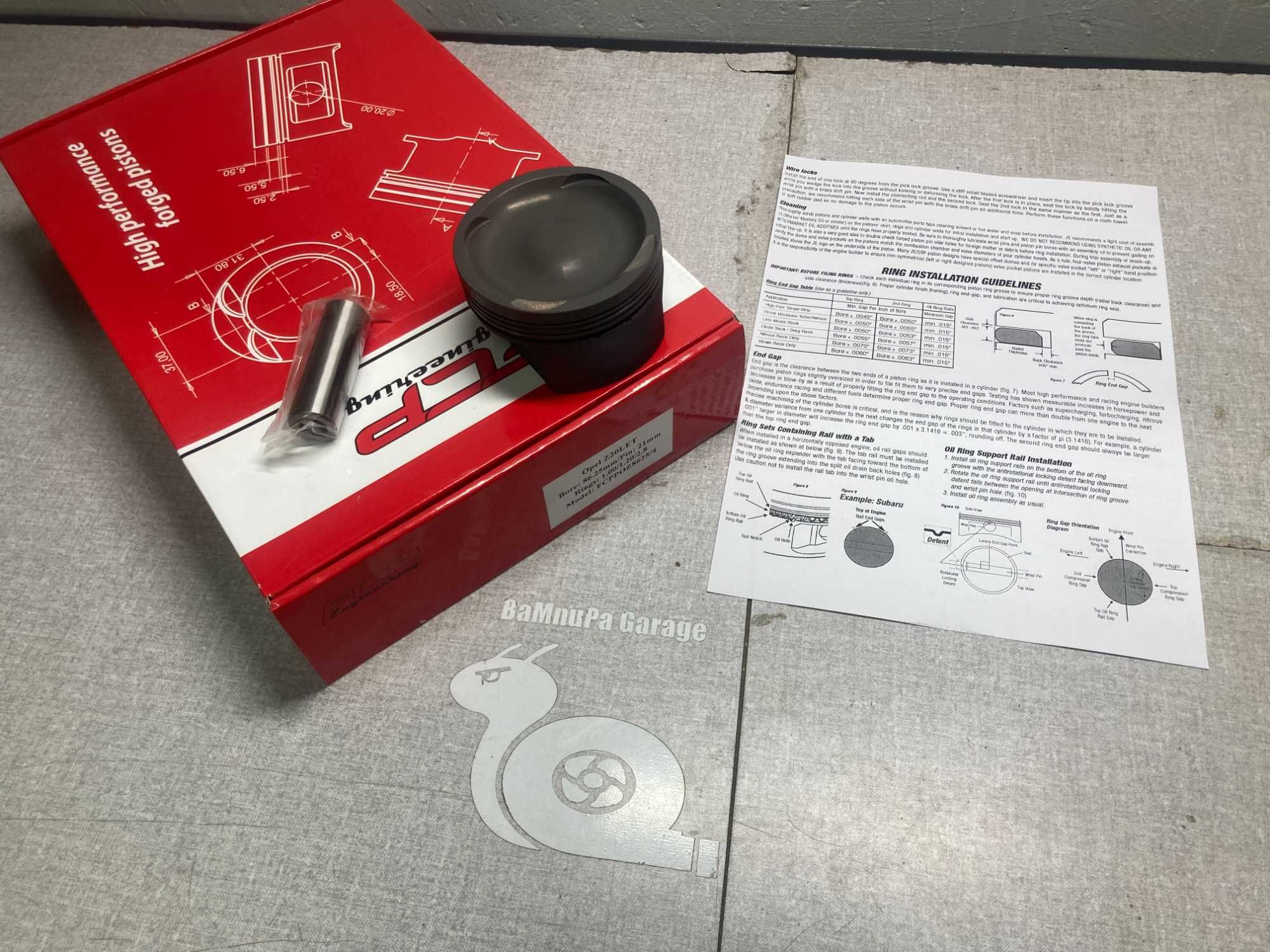 Ковани бутала JE Wossner Wiseco FCP 1.8t 2.0tfsi c20xe z20let r32 bmw