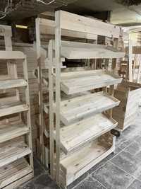 Дървен стелаж за хляб ръчна изработка