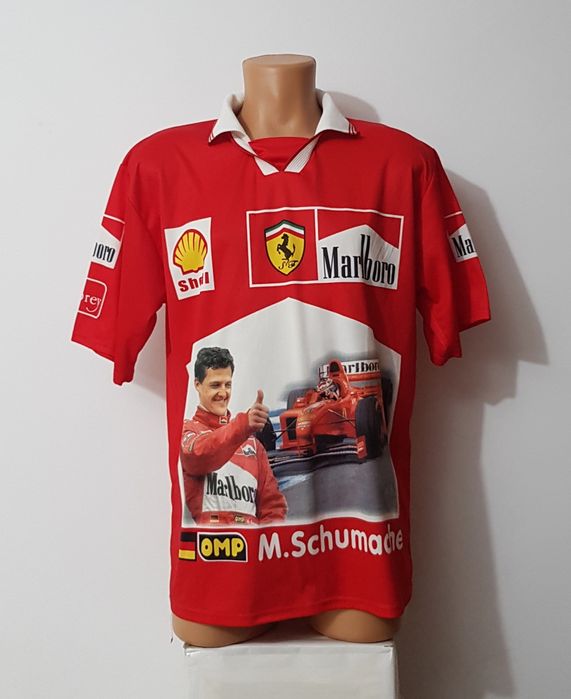 Tricou Michael Schumacher Ferrari Marlboro Shell Racing Formula 1