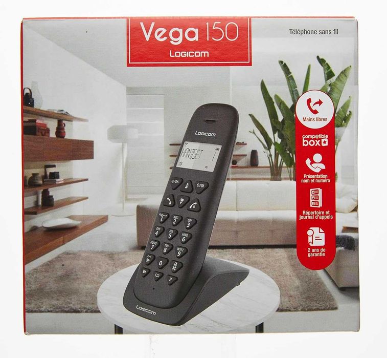 Стационарeн безжичен телефон Logicom Vega 150