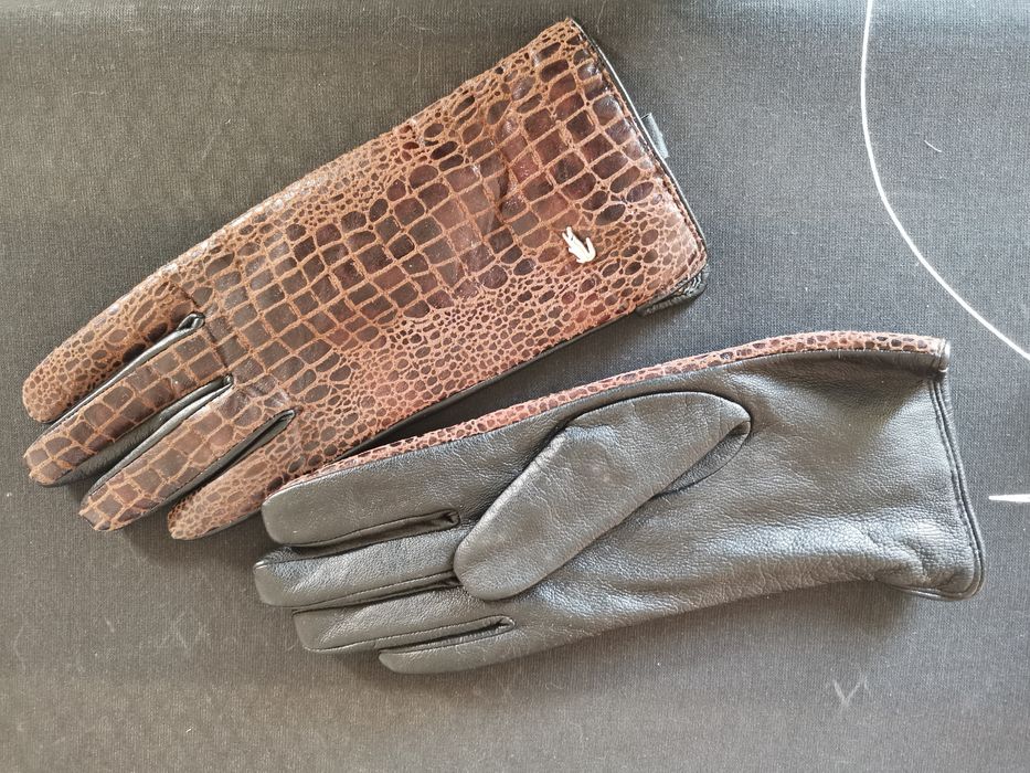 Дамски кожени ръкавици