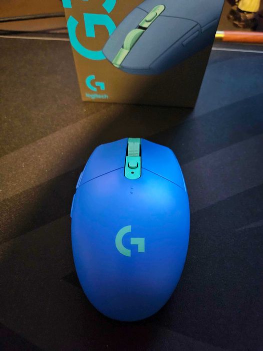 Безжична мишка, Logitech G305 Lightspeed Wireless, синя