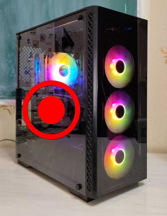 Продам компьютер игровой кейс AMD Ryzen7 GTX 1060 32/512+500Gb