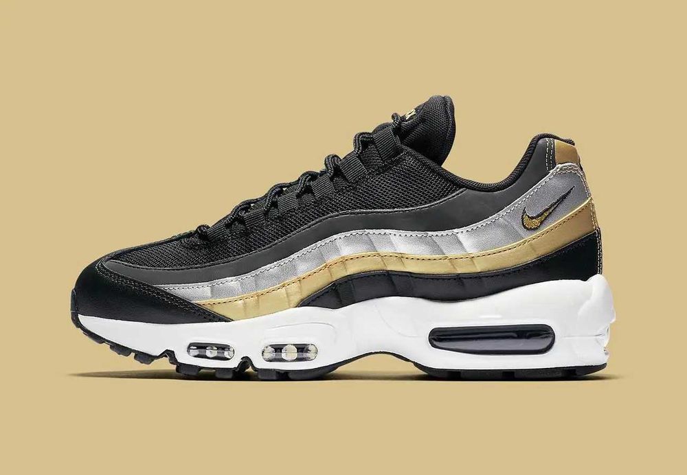 Nike Air Max 95 Metallic Gold + Silver BQ4554-001