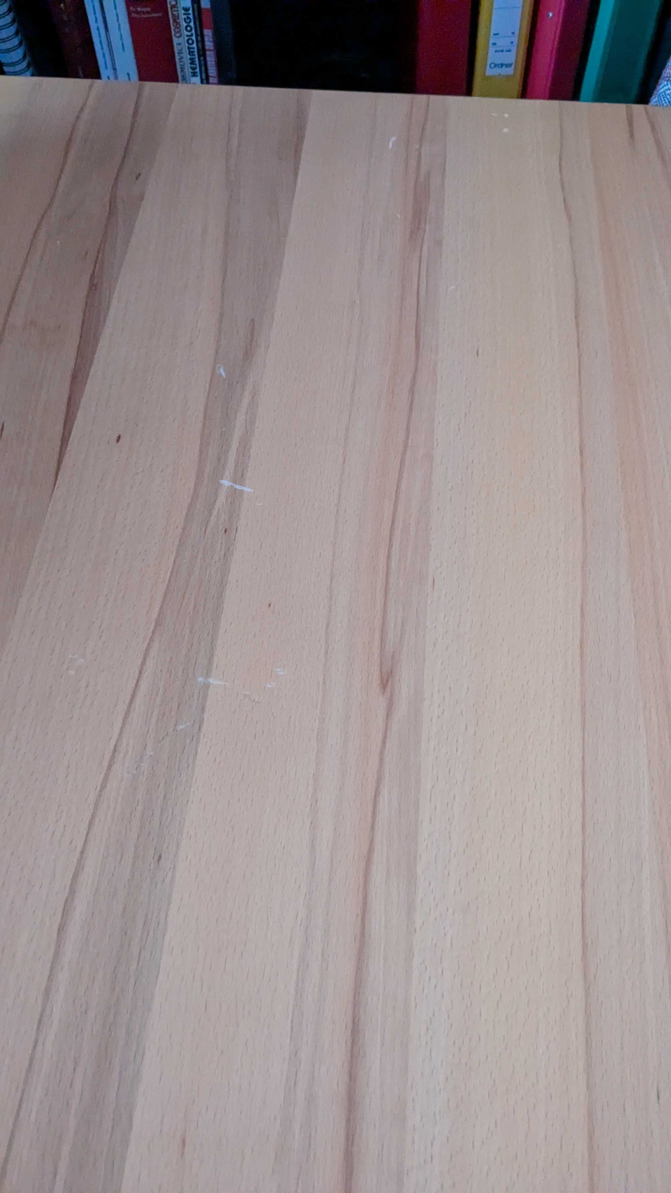 Masa din lemn masiv extensibilă cu 6 scaune