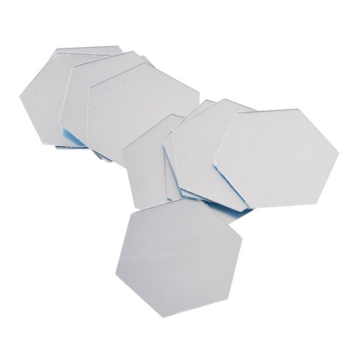 Set Oglinzi Design Hexagon - Decorative Acrilice Cristal 10 buc