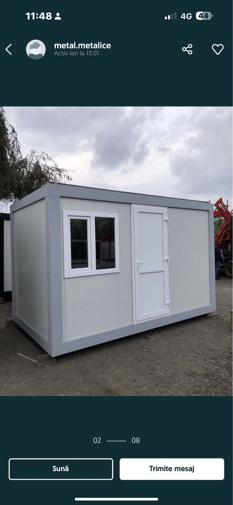 Vând containere modulare 2,40mx6m