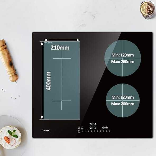 CIARRA CBBIH4BF Plită cu inducție încorporabilă de 7200 W